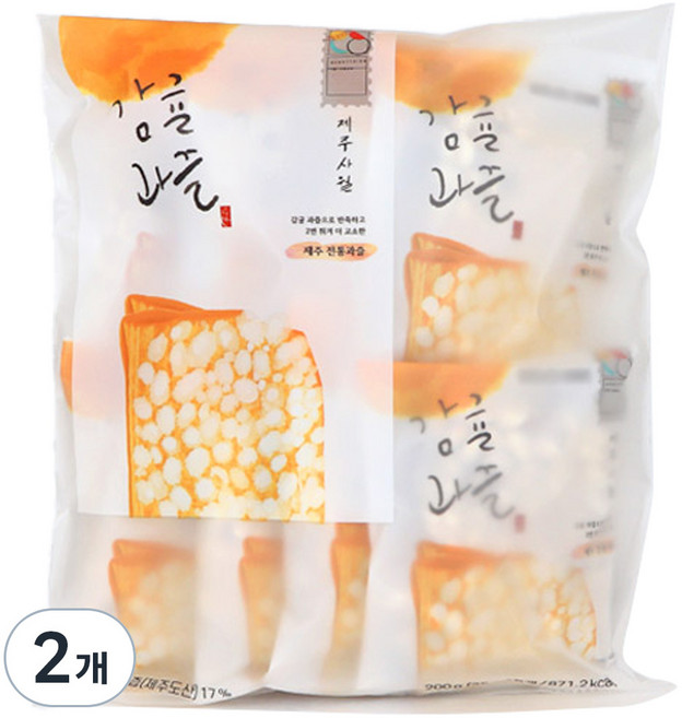 제주사월 감귤 과즐 8p, 176g, 2개