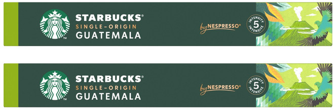 스타벅스 싱글 오리진 과테말라 네스프레소 캡슐커피, 5.2g, 10개입, 2개