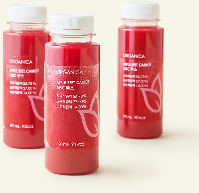 올가니카 ABC주스, 190ml, 3입