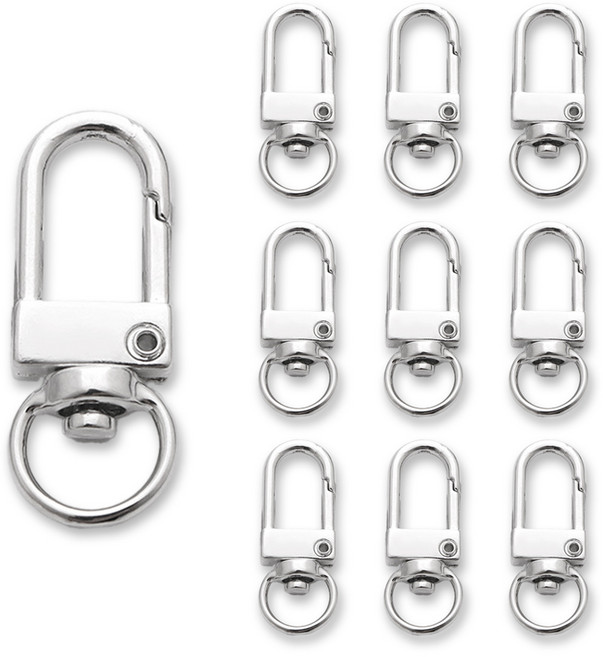 액세서리 부자재 D고리 키링, 10개