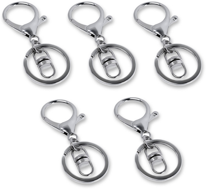 연결고리 부자재 써클 키링, 5개