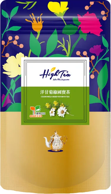 High Tea 伂橙 洋甘菊綠國寶茶 無咖啡因 舒緩身心, 12包, 3g, 1袋