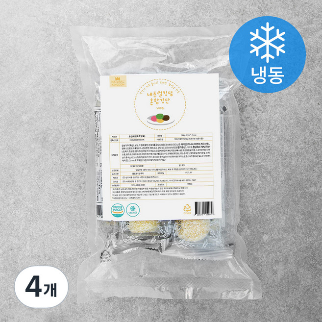 네추럴킹덤 혼합경단 (냉동), 500g, 1개입, 4개