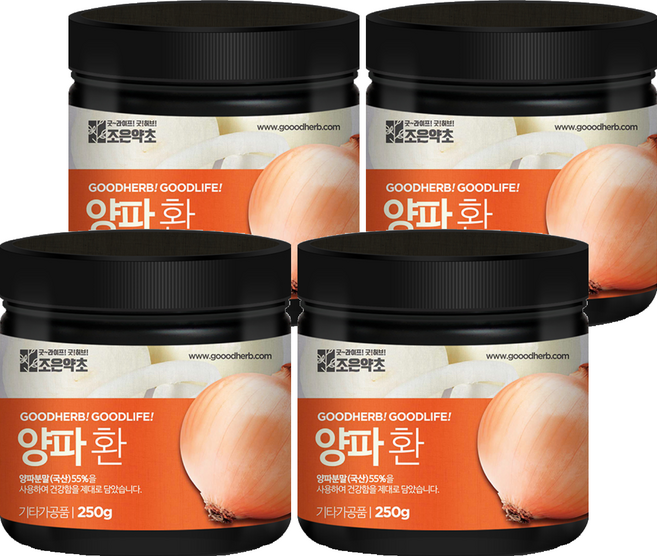 조은약초 프리미엄 양파환, 4개, 250g