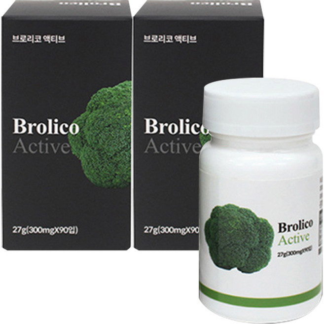 브로리코 액티브, 90정, 2개