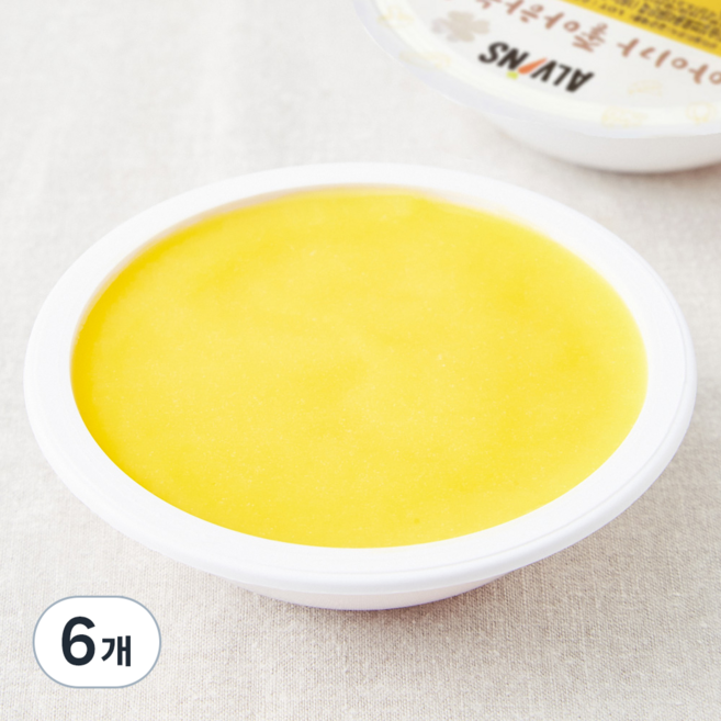 엘빈즈 이유식 초기1 4~5개월 단호박미음, 140g, 6개, 단호박