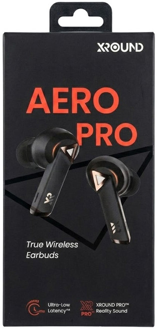 XROUND AERO PRO 低延遲降噪耳機, XAW-02, 曜石黑
