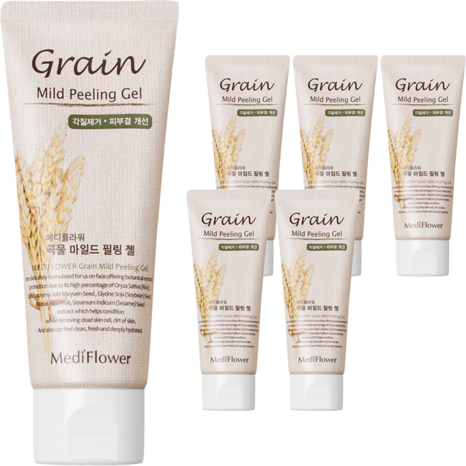 메디플라워 곡물 마일드 필링젤, 6개, 100ml