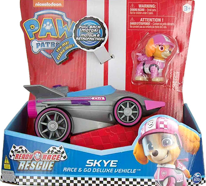 SPIN MASTER 汪汪隊立大功 極速賽車救援系列 音效迴力車 天天 3歲以上, 1組