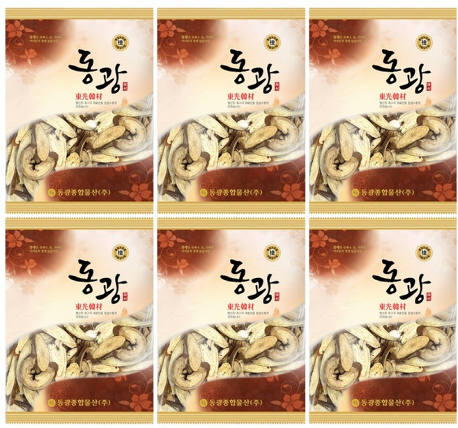 동광한방몰 GAP인증 국내산 제천 감초, 75g, 6개