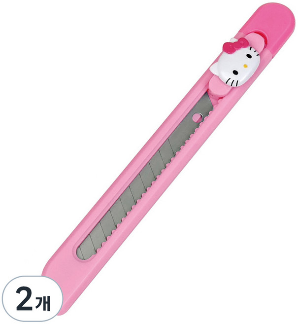 바이하츠 포켓 컷터칼 P-HKCT 소, 헬로키티, 2개