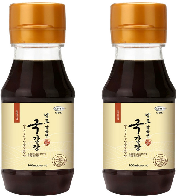 신앙촌 양조 깔끔한 국간장, 120ml, 2개