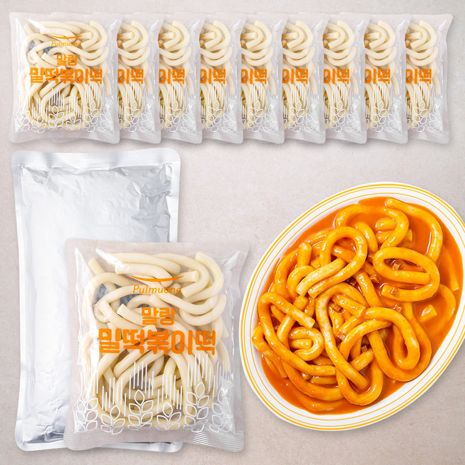 풀무원 풀스키친 밀누들 로제 떡볶이떡 300g x 10p + 소스 1000g 세트, 4kg, 1세트