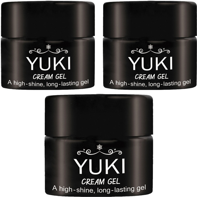 유키 크림 쏙오프 빌더 클리어젤, 3개