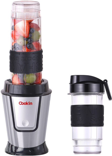 쿠킨 트라이탄 고속 파워 믹서기 KEM-KD910CP + 실버 텀블러 570ml + 400ml