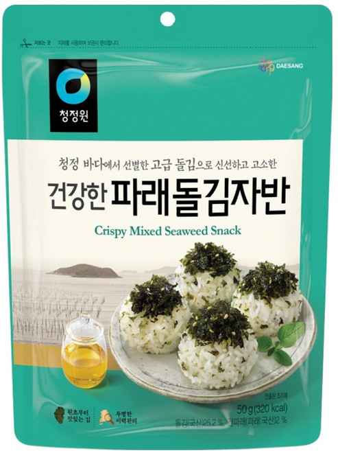 청정원 파래돌김자반, 50g, 1개