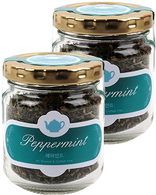 아름드레 유리병 페퍼민트, 15g, 1개입, 2개