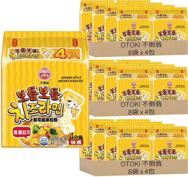 OTOKI 不倒翁 起司風味拉麵 111g, 96包