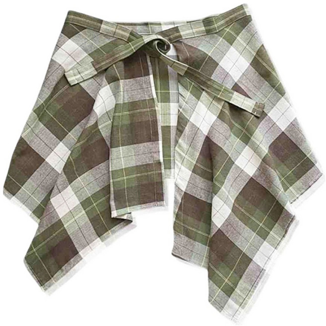 비비에모 모엘 체크 레이어드 힙 커버 페이크 스커트 11089