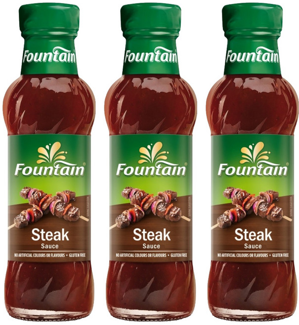 파운틴 스테이크소스, 250ml, 3개