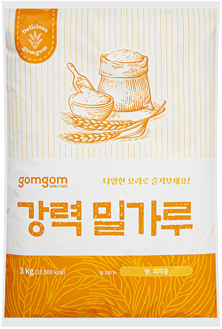 곰곰 강력 밀가루, 3kg, 1개