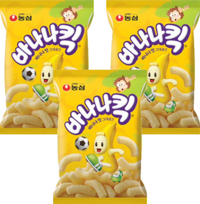 바나나킥 스낵, 75g, 3개