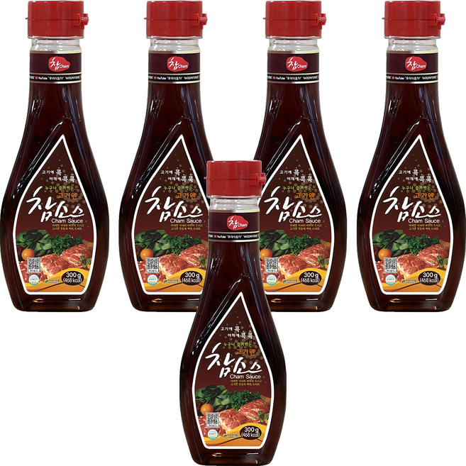 우리식품 고기엔 참소스, 300g, 5개