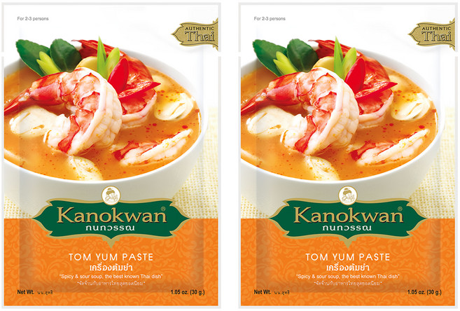 Kanokwan 泰式酸辣湯醬, 30g, 2包