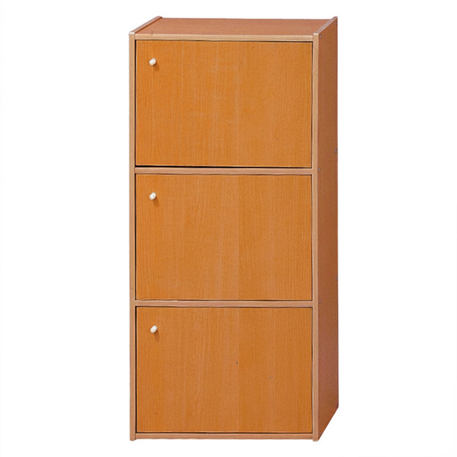 三層門櫃/收納櫃/床頭置物櫃, 顏色隨機