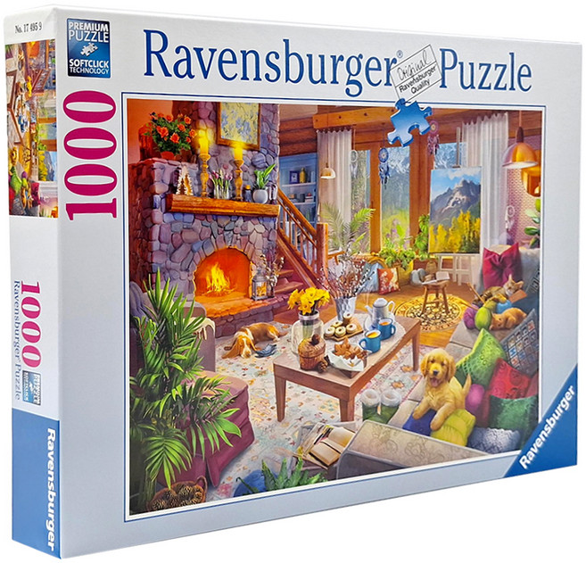 Ravensburger 維寶拼圖 14歲以上, 舒適小屋, 1000片, 1盒