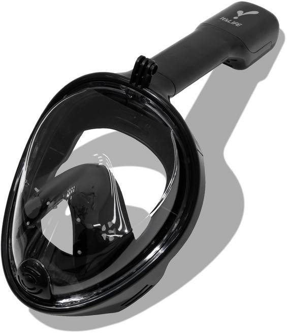 It's Life 第二代全罩式浮潛面罩, 黑色