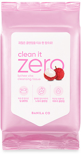 바닐라코 클린잇제로 리치 비타 클렌징 티슈, 30매입, 1개