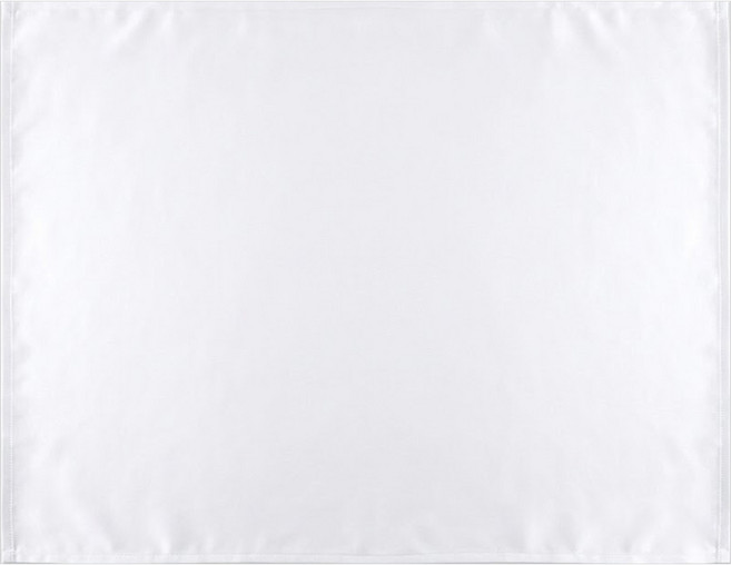 AHOYE 緞面防皺桌巾, 200 x 145cm, 白色, 1個