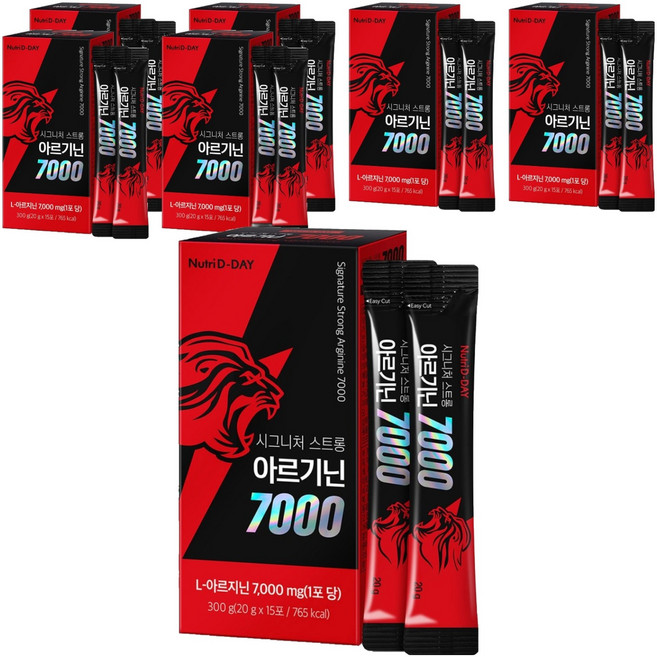 뉴트리디데이 시그니처 스트롱 아르기닌 7000 액상스틱 15p, 300g, 7개