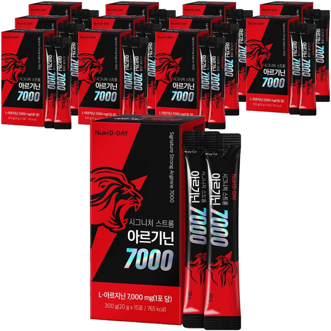 뉴트리디데이 시그니처 스트롱 아르기닌 7000 액상스틱 15p, 300g, 12개