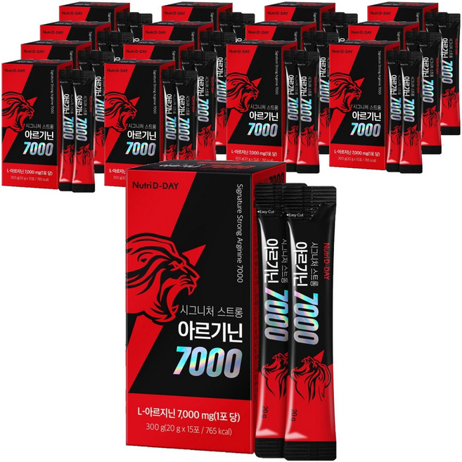 뉴트리디데이 시그니처 스트롱 아르기닌 7000 액상스틱 15p, 300g, 15개