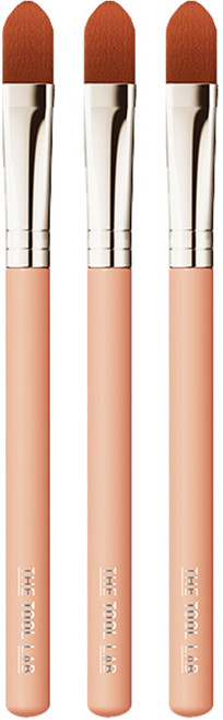 더툴랩 풀커버리지 컨실러 브러쉬 231, 3개, 혼합색상