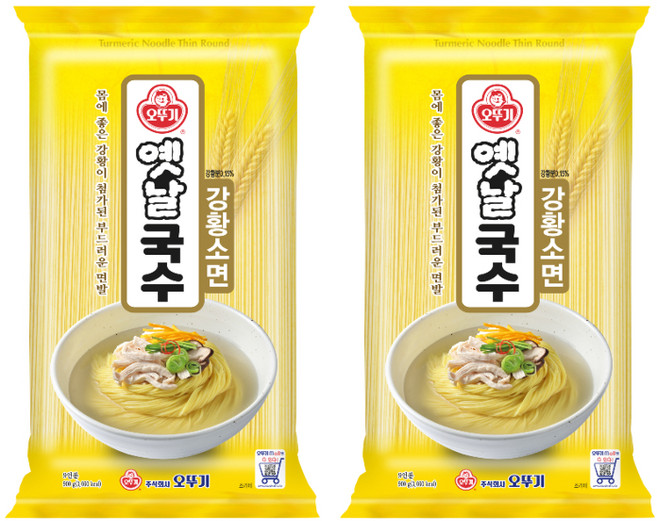 오뚜기 강황국수 소면, 900g, 2개
