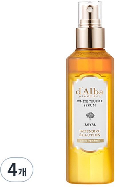 [비건뷰티] 달바 화이트 트러플 로얄 인텐시브 세럼, 160ml, 4개