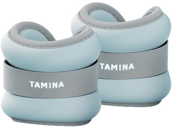 타미나스포츠 손목 발목 모래주머니 중량밴드, 블루, 500g