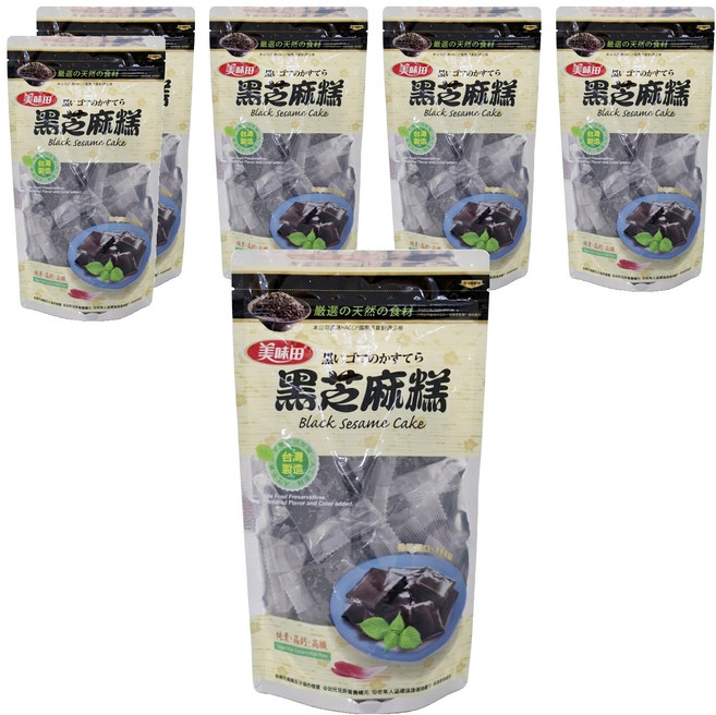 美味田 黑芝麻糕 18包, 450g, 6袋