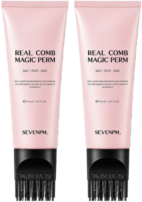 SEVENPM Real Comb 魔法燙髮劑 適用所有髮質, 2個, 100ml