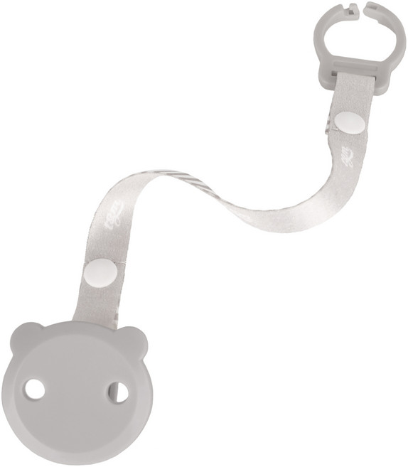 티지엠 곰돌이 노리개 젖꼭지 홀더, 딥그레이, 1개