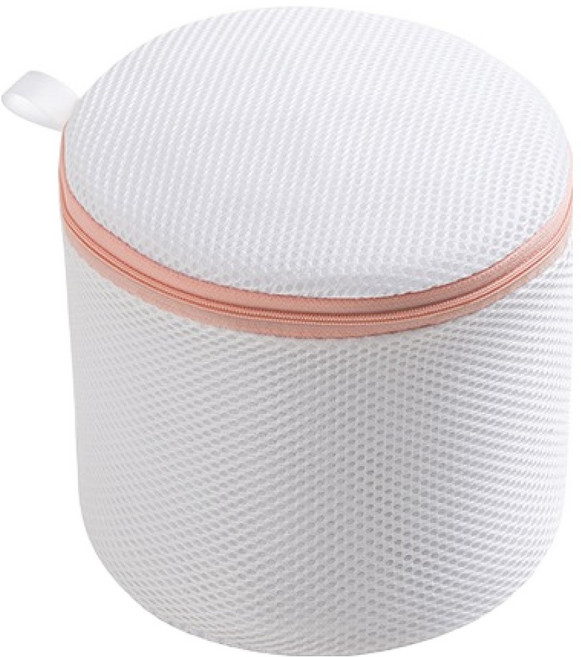 인아트 고급 세탁망, 그리드 지지대 원통홍색, 1개