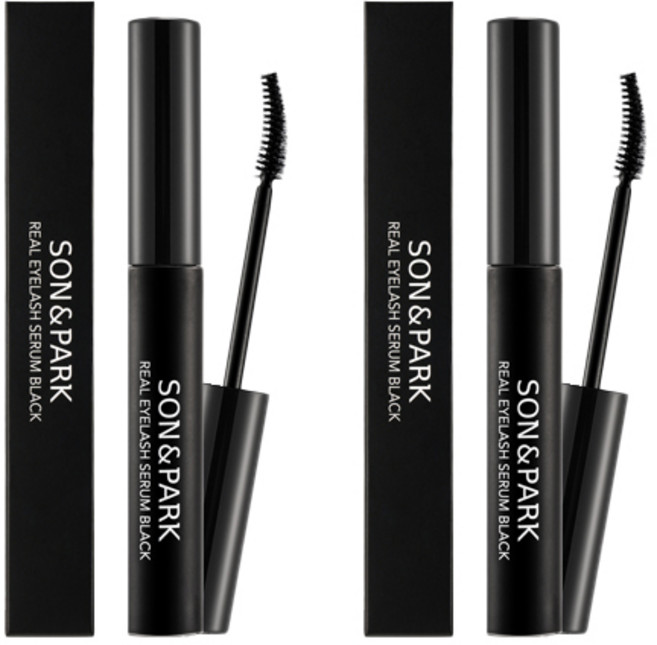 [비건뷰티] 손앤박 리얼 아이래쉬 세럼 속눈썹 영양제 블랙, 15g, 2개