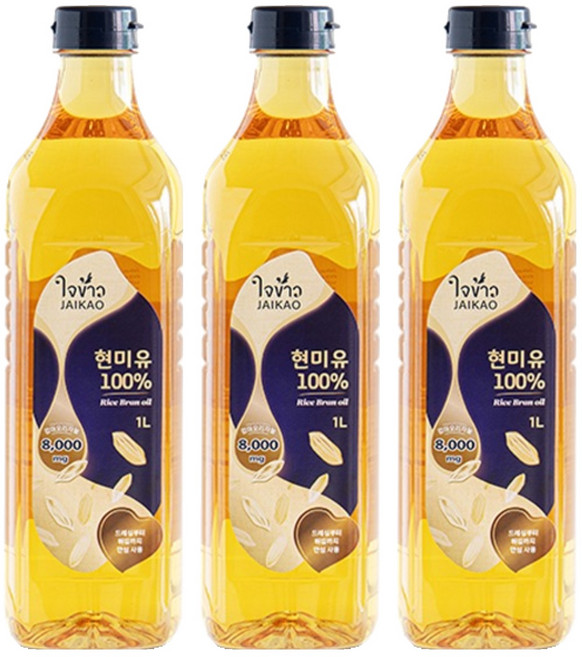 자이카오 현미유, 1L, 3개