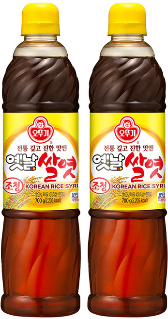 오뚜기옛날 조청 쌀엿, 700g, 2개