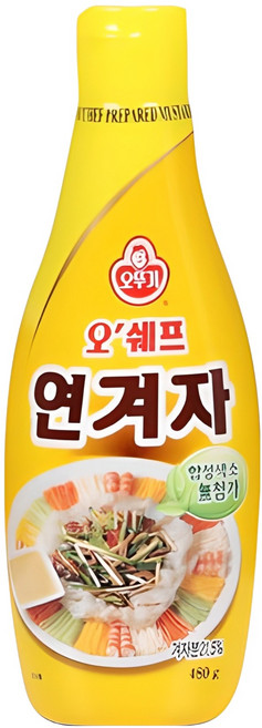 오뚜기 오쉐프 연겨자, 480g, 1개