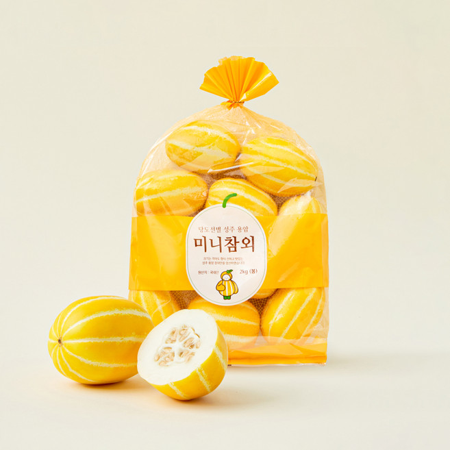당도선별 성주용암 미니참외, 2kg(8~12입), 1봉