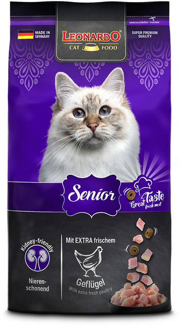 레오나르도 고양이 기능성 사료, 시니어, 1.8kg, 1개
